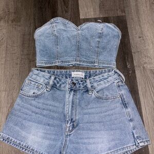 PacSun Light Blue Jean Shorts